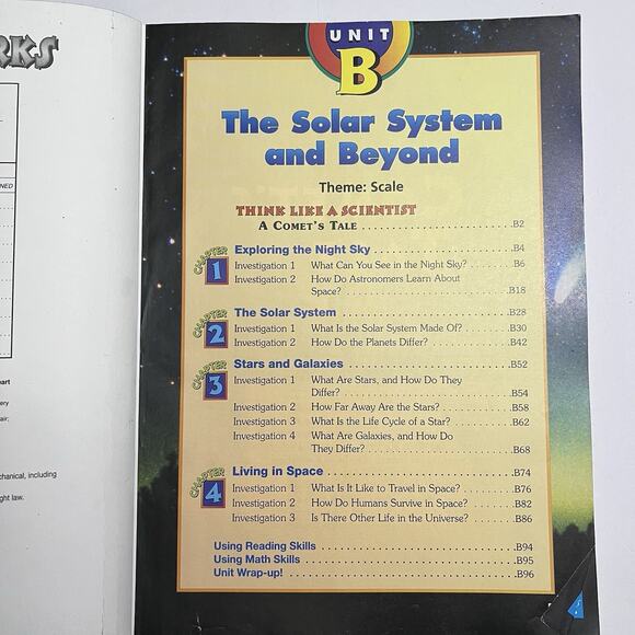 Discovery Works Science Textbook Unit B The Solar System and Beyond Paperback - Picture 3 of 7
